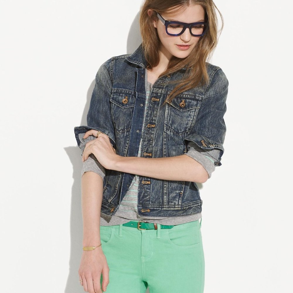 Madewell Jean Jacket in Storm Cloud Wash